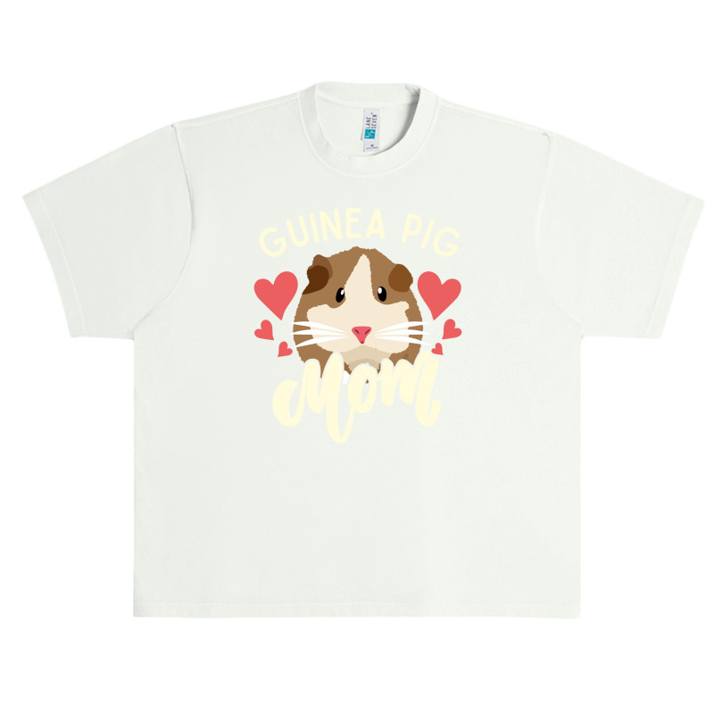 Guinea Pig Mom Love Hearts Gift For Pet Lovers Urban Heavy T-shirt | Artistshot