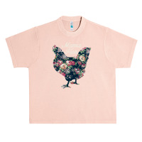 Mama Hen Floral Chicken Countrycore Aesthetics Cute Flowers Print For Urban Heavy T-shirt | Artistshot