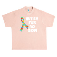 Autism Son T  Shirt Autism Ribbon For Son T  Shirt Urban Heavy T-shirt | Artistshot