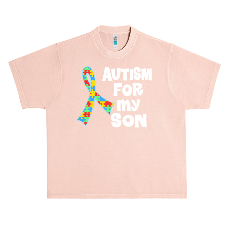 Autism Son T  Shirt Autism Ribbon For Son T  Shirt Urban Heavy T-shirt by abigayle98988 | Artistshot