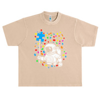 Autism T  Shirt Astronaut Balloon Autism Space T  Shirt Urban Heavy T-shirt | Artistshot