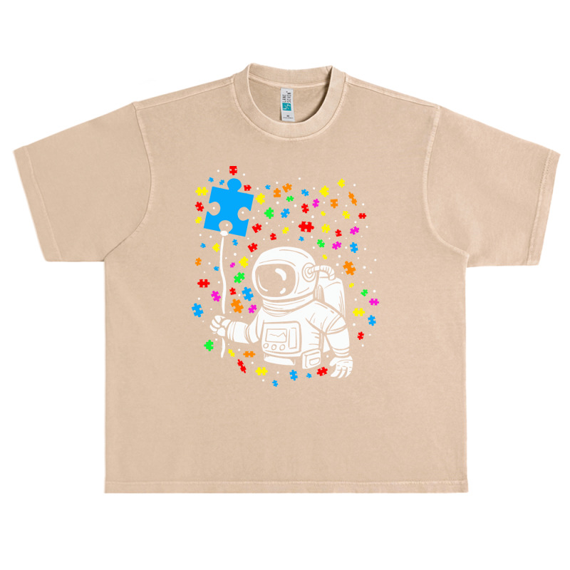 Autism T  Shirt Astronaut Balloon Autism Space T  Shirt Urban Heavy T-shirt by abigayle98988 | Artistshot