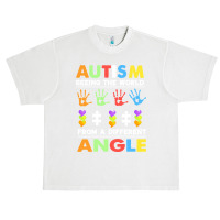 Autism Awareness Month T  Shirt Funny Autism Awareness Seeing The Worl Urban Heavy T-shirt | Artistshot