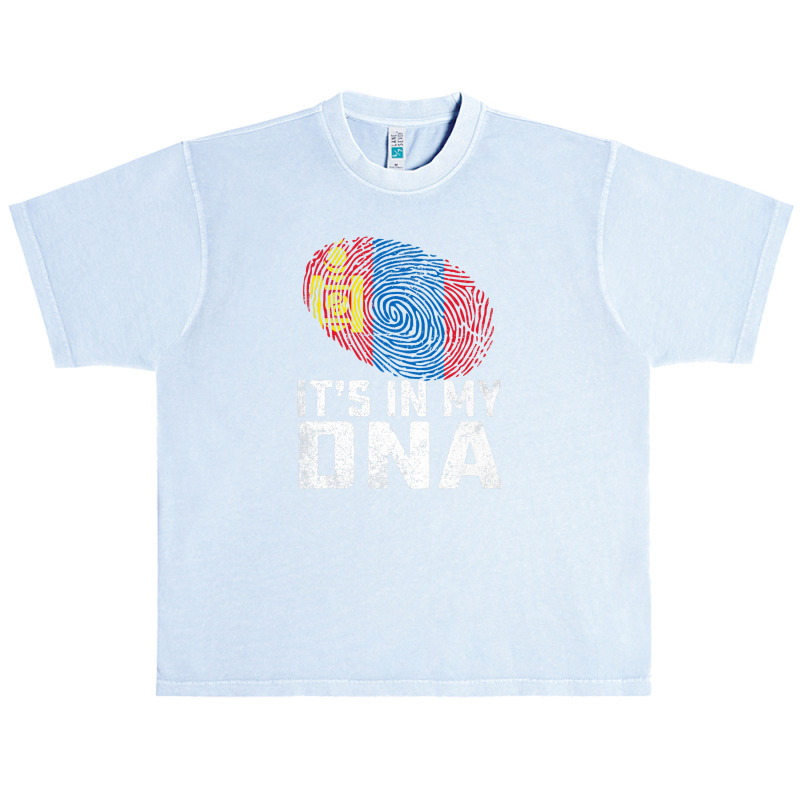 Distressed It's In My Dna Mongolia Flag Men Women Kids Premium Urban Heavy T-shirt by Tiktify | Artistshot