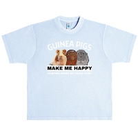 Guinea Pigs Make Me Happy Guinea Pig Urban Heavy T-shirt | Artistshot