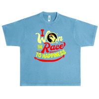 I Won The Race To Happiness Sloth Urban Heavy T-shirt | Artistshot