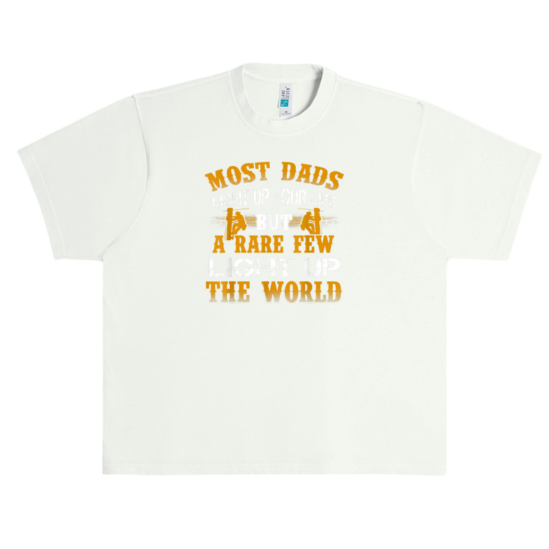 Rare Few Dad Light Up The World For Men Father Day Urban Heavy T-shirt by Tiktify | Artistshot