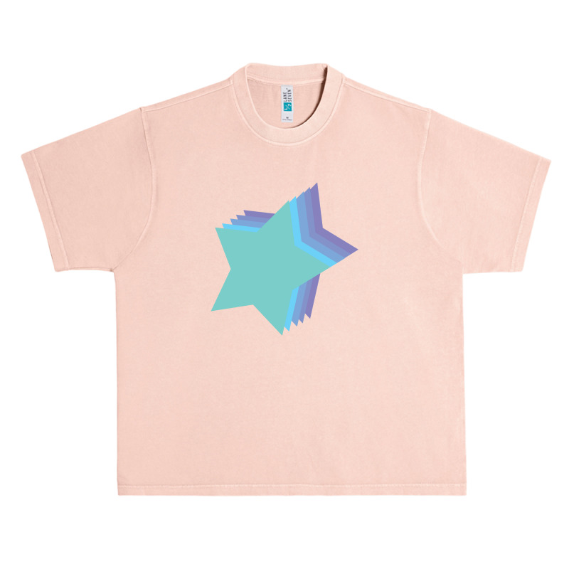 Lightning Star Red Star Orange Star Yellow Star Peach Star Teal Star Urban Heavy T-shirt by Terasshot | Artistshot