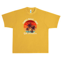 Vintage Palm Tree Family Vacation 2022 Lost Paradise Beach Premium Urban Heavy T-shirt | Artistshot