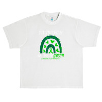 Rainbow In March We Wear Green Cerebral Palsy Awareness Urban Heavy T-shirt | Artistshot