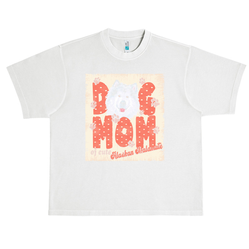 Alaskan Malamute Mom T  Shirt Dog Mom Of Cute Alaskan Malamute T  Shir Urban Heavy T-shirt | Artistshot