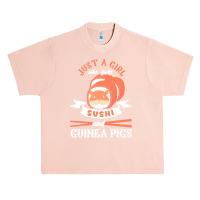 Guinea Pig T  Shirt Girl Who Loves Guinea Pigs Sushi Japan Rodent Fan Urban Heavy T-shirt | Artistshot