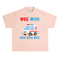 Wee Woo Boo Boo Bus Ambulance Ems Emt Paramedic Driver Gift Pullover H Urban Heavy T-shirt | Artistshot