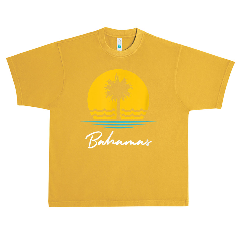 Bahamas Souvenir Summer Travel Holiday Beach Vacation T Shirt Urban Heavy T-shirt by nazhirgoodie | Artistshot