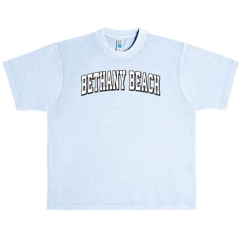 Bethany Beach Delaware Vintage Athletic Sports B&w Print Sweatshirt Urban Heavy T-shirt | Artistshot