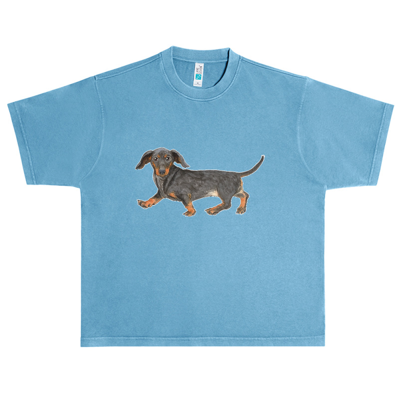 Black And Tan Dachshund Urban Heavy T-shirt by yongbiyb | Artistshot