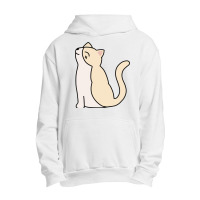 Cat Sitting Urban Pullover Hoodie | Artistshot