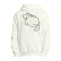 Full Cat Sleeping Urban Pullover Hoodie | Artistshot