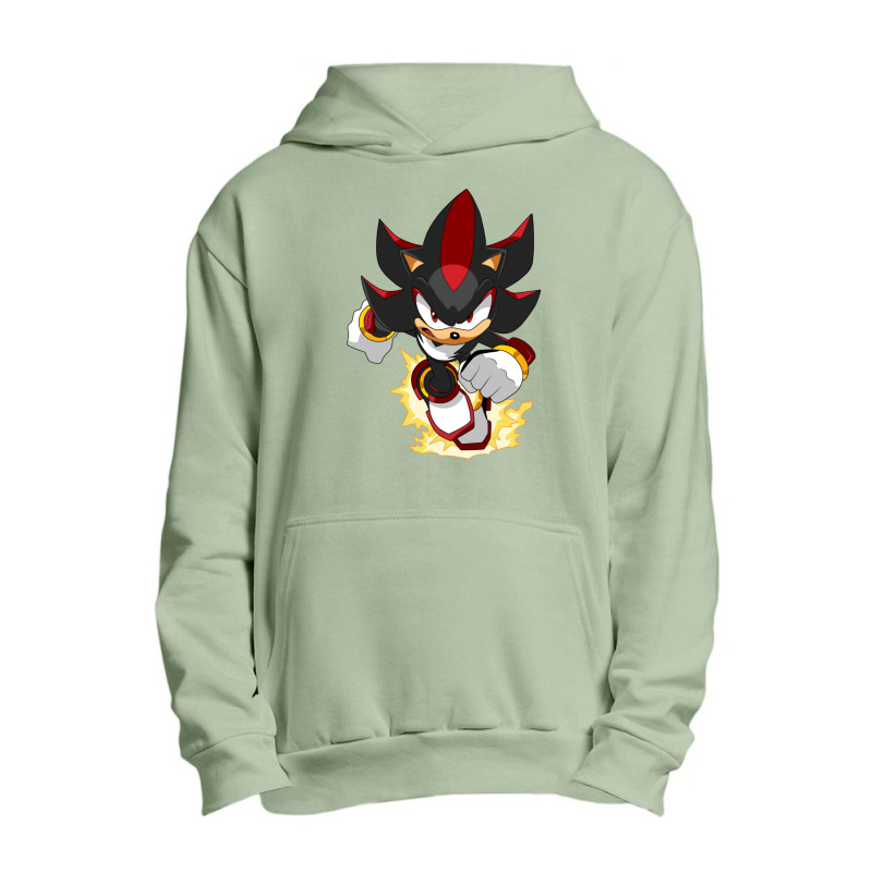 Black Super Hedgehog Running Forward Urban Pullover Hoodie by Ciarahriamirez | Artistshot