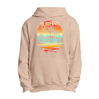 Surfing T  Shirtsurfing Surfer Summer Vacation Sunset T  Shirt Urban Pullover Hoodie | Artistshot