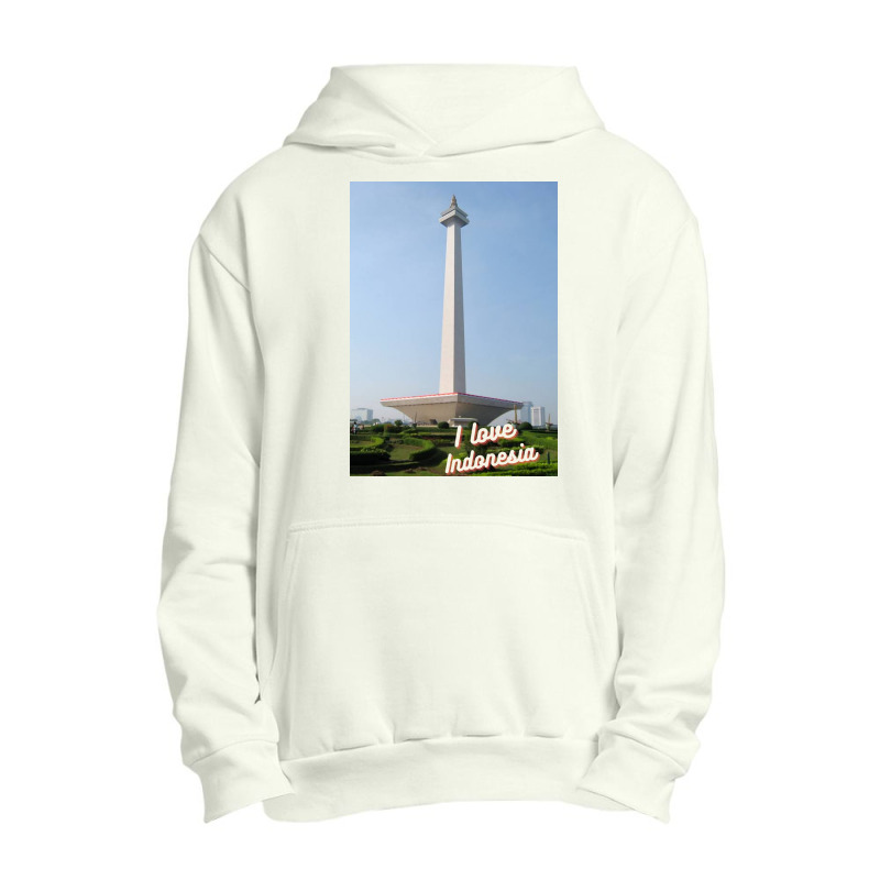 Indonesia National Monument Urban Pullover Hoodie | Artistshot