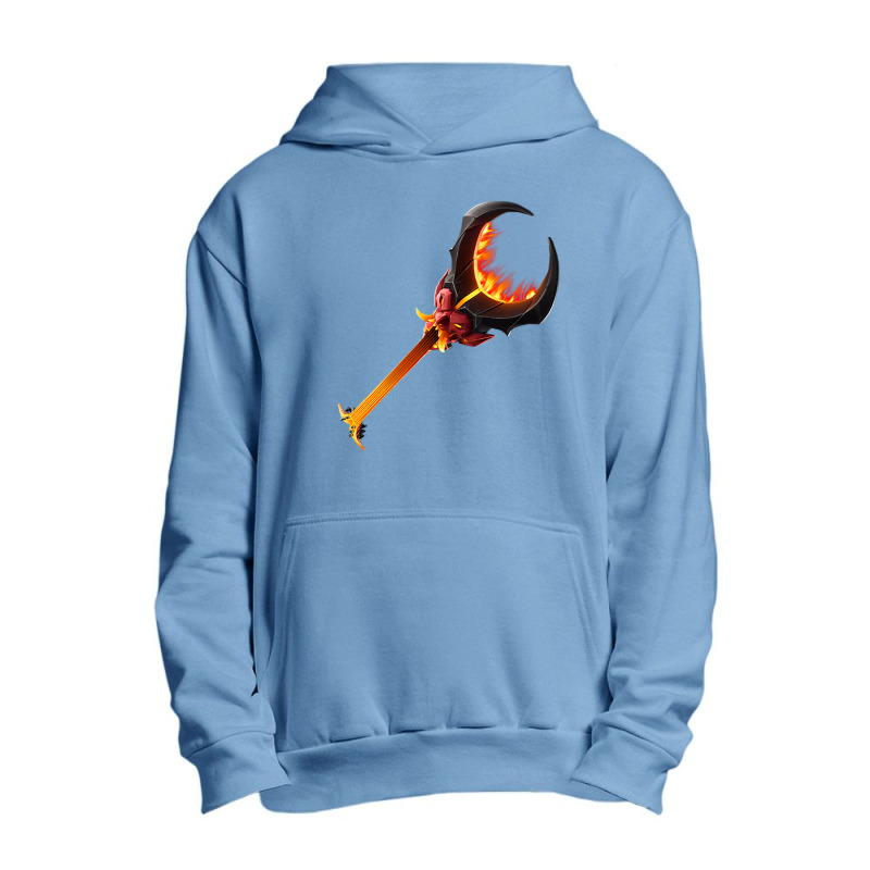 Burning Axe Urban Pullover Hoodie | Artistshot