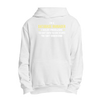 Database Manager I Solve Problems Funny Gift Urban Pullover Hoodie | Artistshot