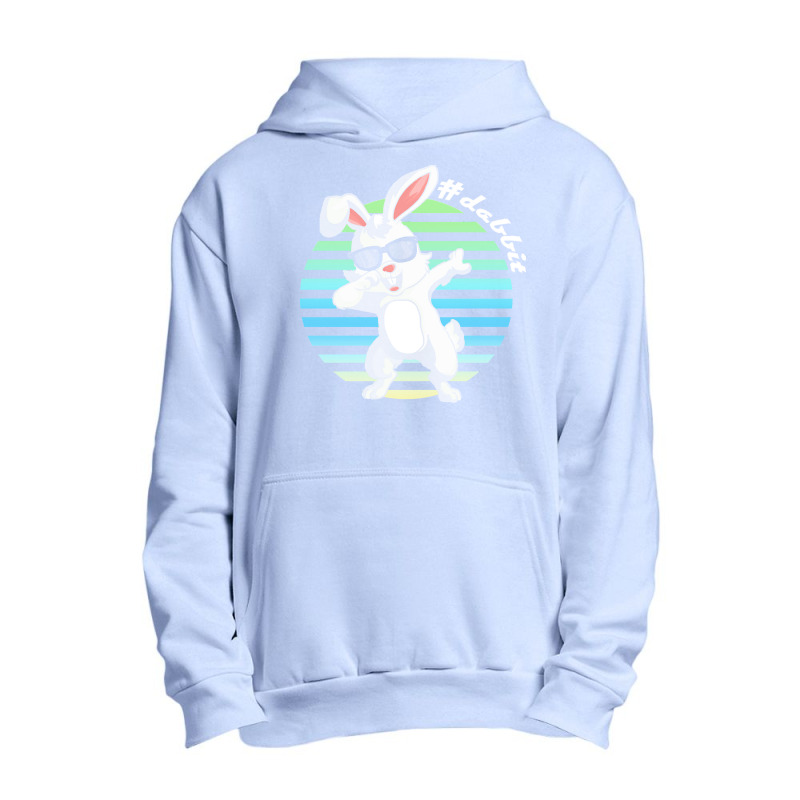 Dabbit Bunny T  Shirt Funny Dabbit Dabbing Rabbit Sunglasses Easter Bu Urban Pullover Hoodie | Artistshot