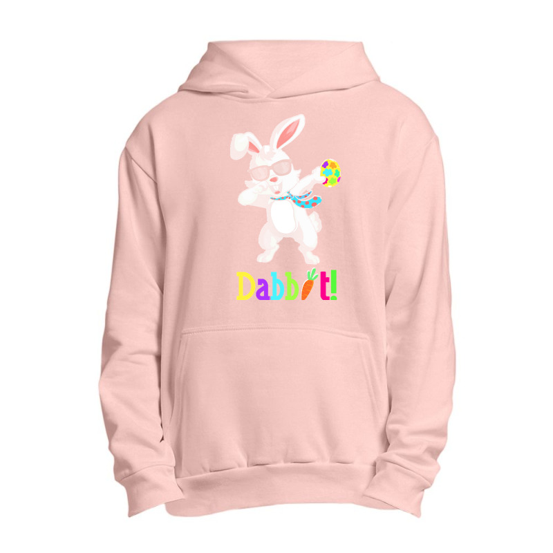 Dabbit Dabbing Easter Bunny Easter Egg T  Shirt Funny Dabbit Dabbing R Urban Pullover Hoodie | Artistshot