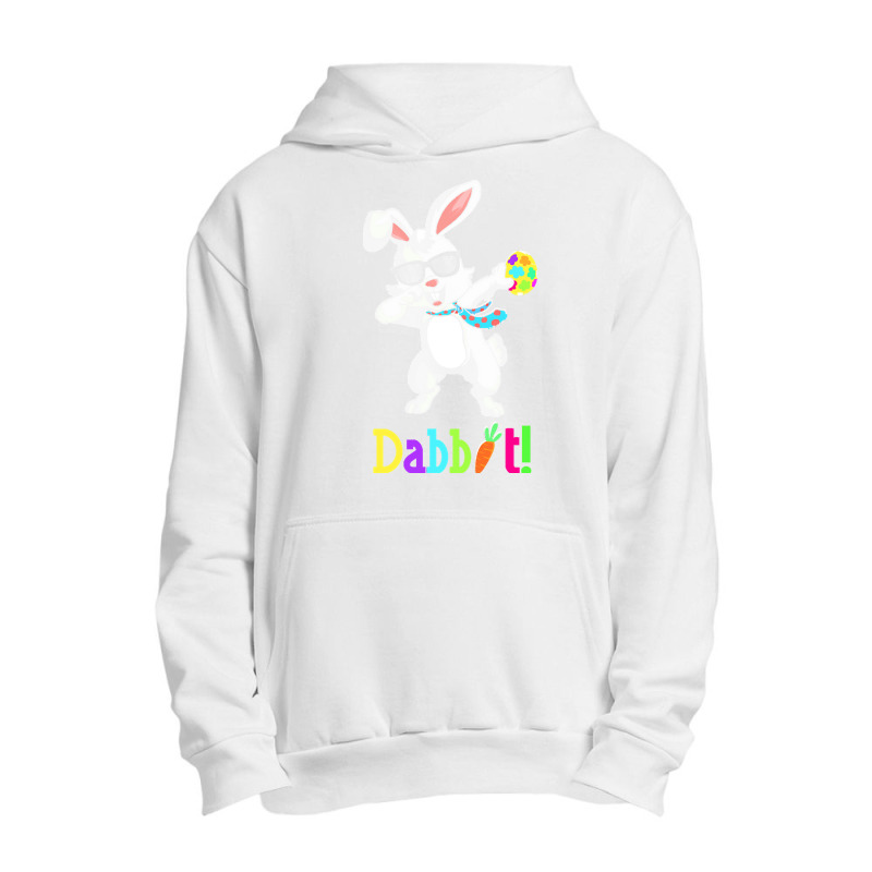 Dabbit Dabbing Easter Bunny Easter Egg T  Shirt Funny Dabbit Dabbing R Urban Pullover Hoodie | Artistshot