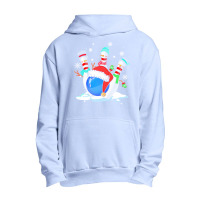 Funny Bowling With Christmas Ball Lover T  Shirt Funny Bowling With Ch Urban Pullover Hoodie | Artistshot