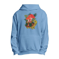 Mushroom Planty Turtle Urban Pullover Hoodie | Artistshot