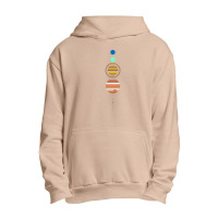 Minimal Solar System Urban Pullover Hoodie | Artistshot