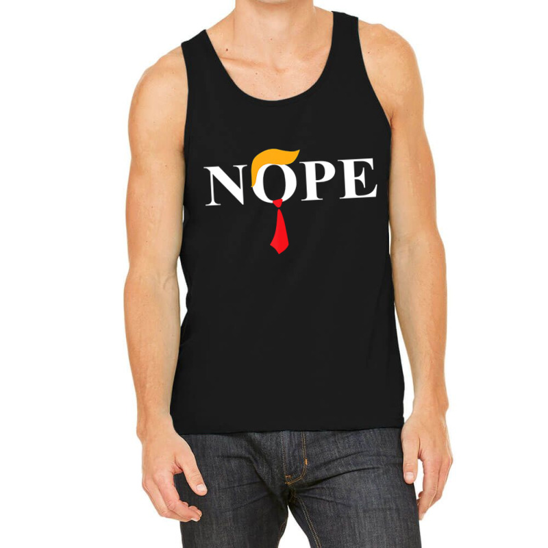 Donald Trump Nope Anti Trump Haircut Tie Tank Top | Artistshot