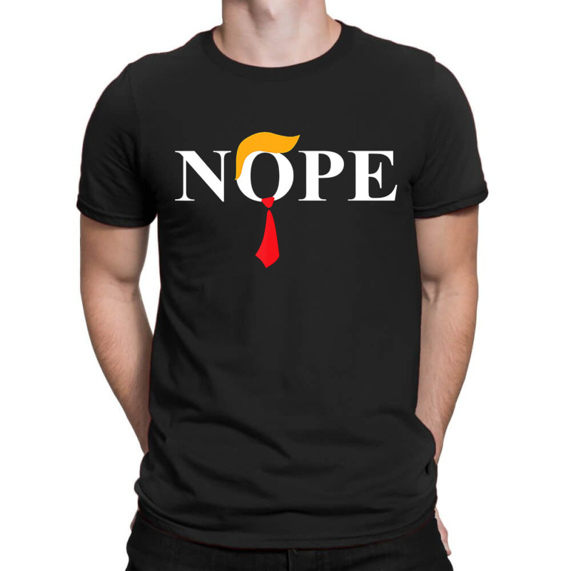 Donald Trump Nope Anti Trump Haircut Tie T-shirt | Artistshot