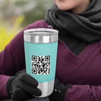 Art Qr Code Leatherette Tumbler | Artistshot