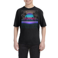 Synthwave T  Shirt Fascinating Dusk Retrowave T  Shirt Youth Tee | Artistshot