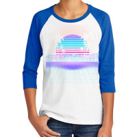 Synthwave T  Shirt Fascinating Dusk Retrowave T  Shirt Youth 3/4 Sleeve | Artistshot