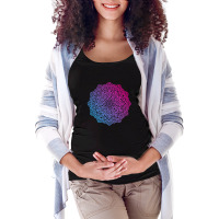 Islamic Mandala Ornament With Transparent Maternity Scoop Neck T-shirt | Artistshot