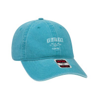 New Smyrna Beach Fl Vintage Crossed Oars & Boat Anchor Sport Zip Hoodi Dyed Cap | Artistshot