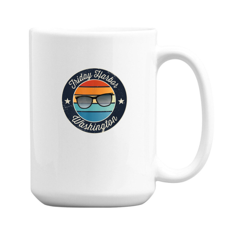 Friday Harbor Washington Souvenir Graphic 15 Oz Coffee Mug | Artistshot