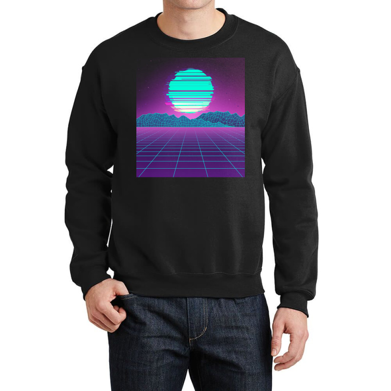 Synthwave T  Shirt80s Glitch Of The Future T  Shirt Crewneck Sweatshirt by victorycanola | Artistshot