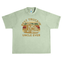 Vintage Best Truckin' Uncle Ever Retro Father's Day Urban Heavy T-shirt | Artistshot