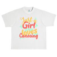 Just A Girl Who Love T  Shirt Just A Girl Who Loves Canoeing Gift Prod Urban Heavy T-shirt | Artistshot