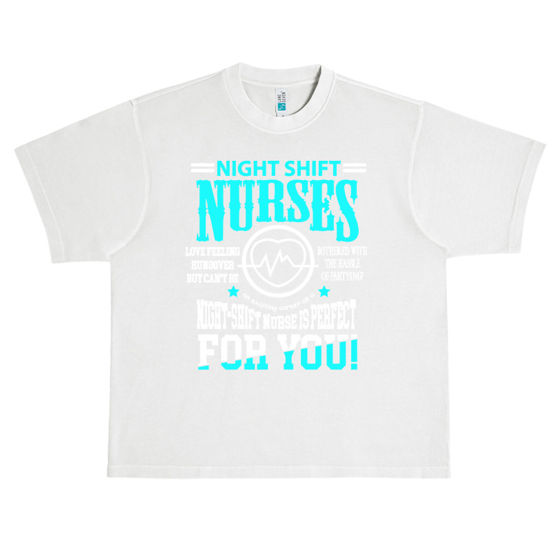 Nurse T  Shirt Nightshift Nurse Novelty Tshirt For Night Shift Nurses Urban Heavy T-shirt | Artistshot