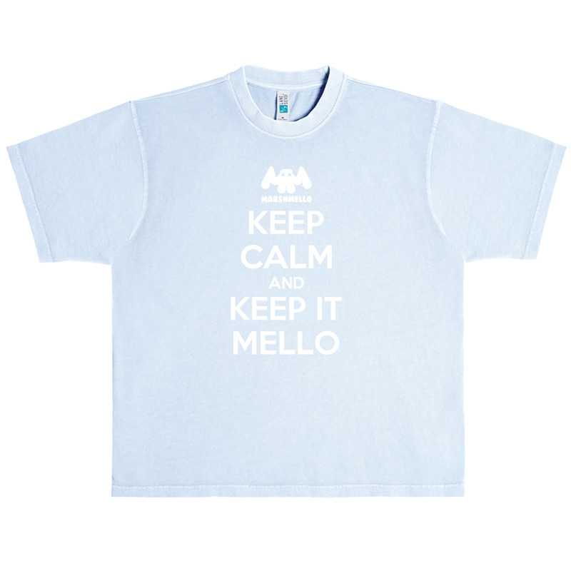 Keep Calm And Keep It Mello White Urban Heavy T-shirt | Artistshot