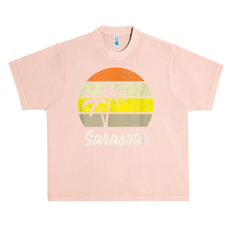 Sarasota Vintage 70s Love Florida Surf Beach Retro Sunset T Shirt Urban Heavy T-shirt by kogmor58594 | Artistshot