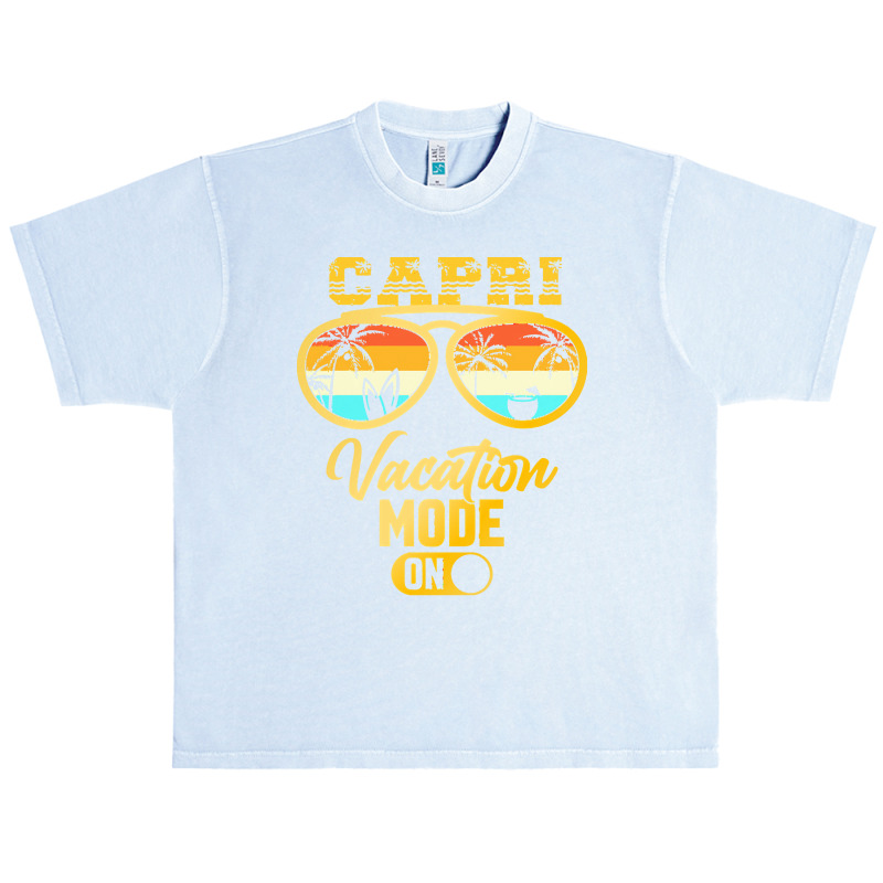 Capri T  Shirt Capri Italy Summer Vacation T  Shirt Urban Heavy T-shirt | Artistshot