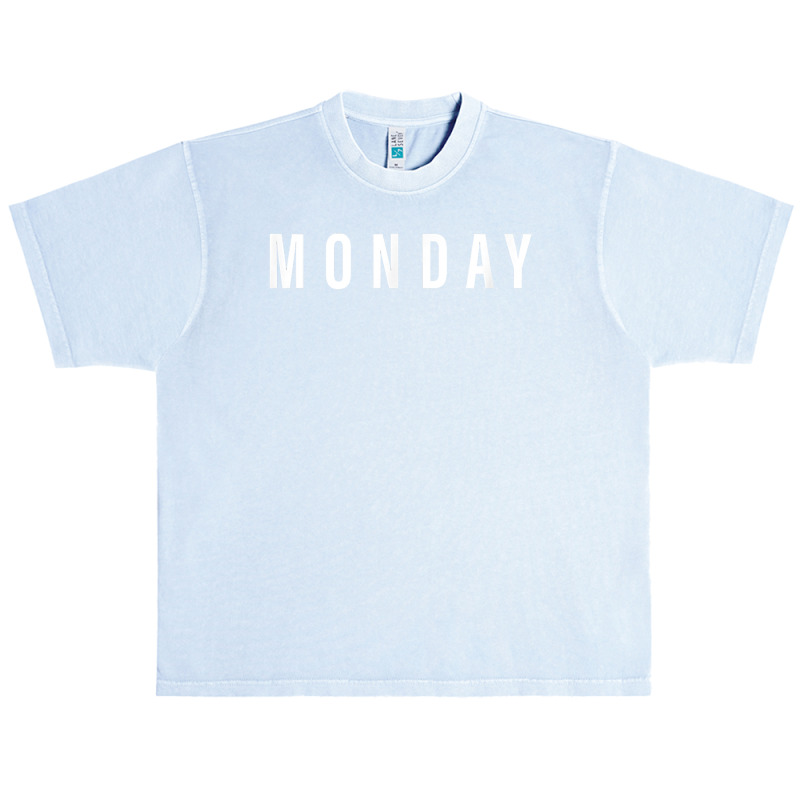 Days Of The Week Shirts Monday Minimalists T Shirt Urban Heavy T-shirt | Artistshot