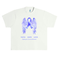 Esophageal Cancer T Shirtfaith Hope Love Esophageal Cancer Awareness W Urban Heavy T-shirt | Artistshot